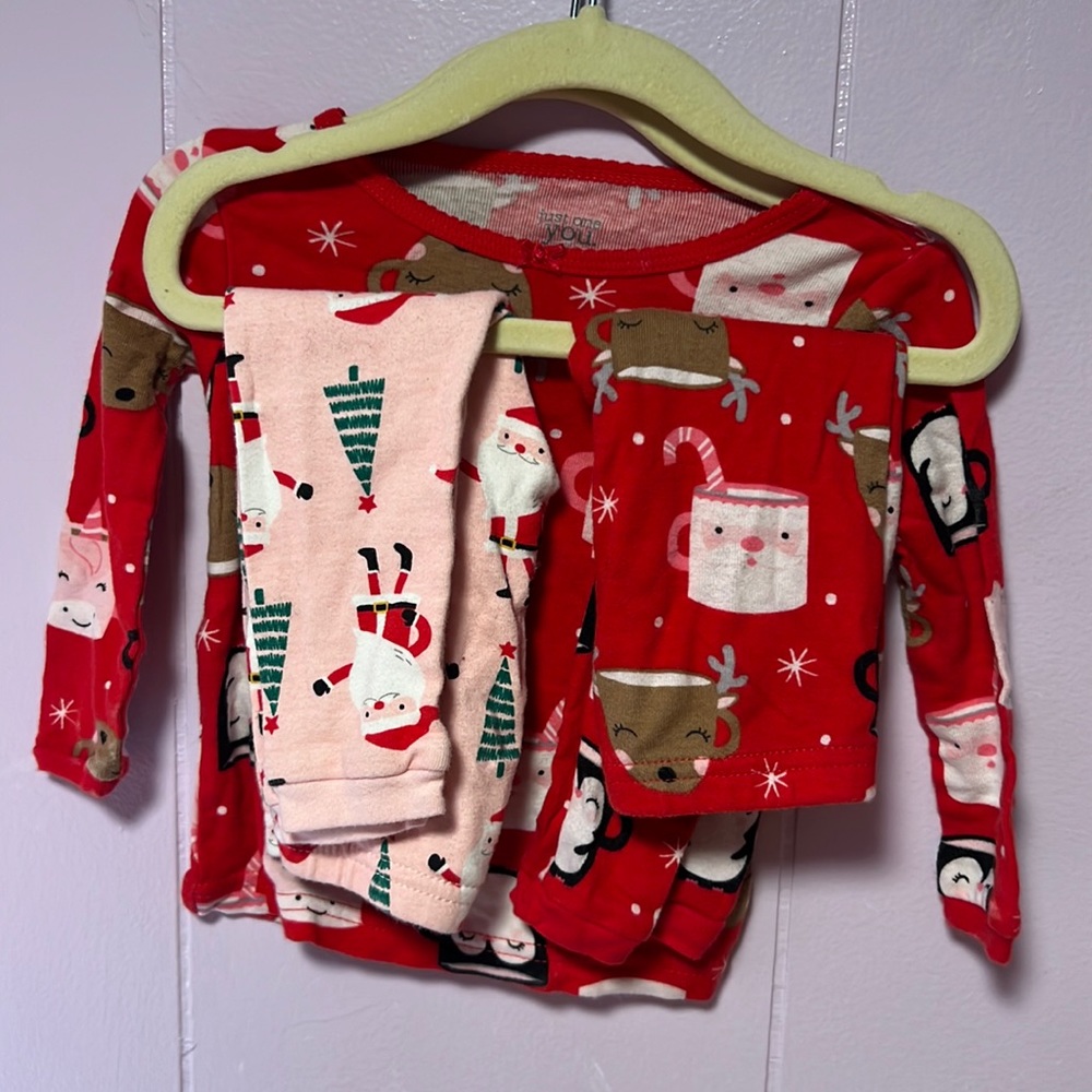 Christmas PJs 12 months